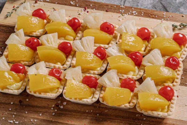Тарталетки с фруктами 30шт.