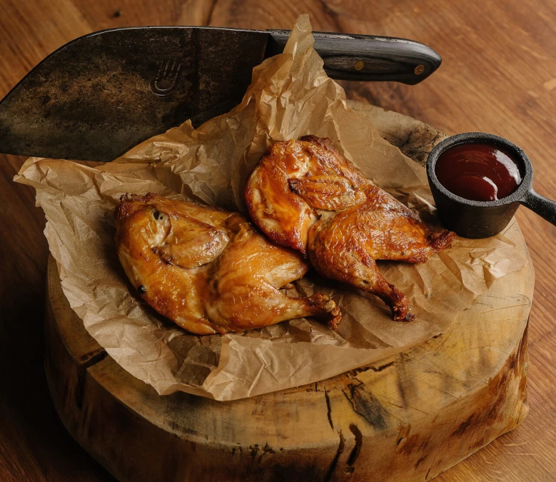 Половинка цыпленка 