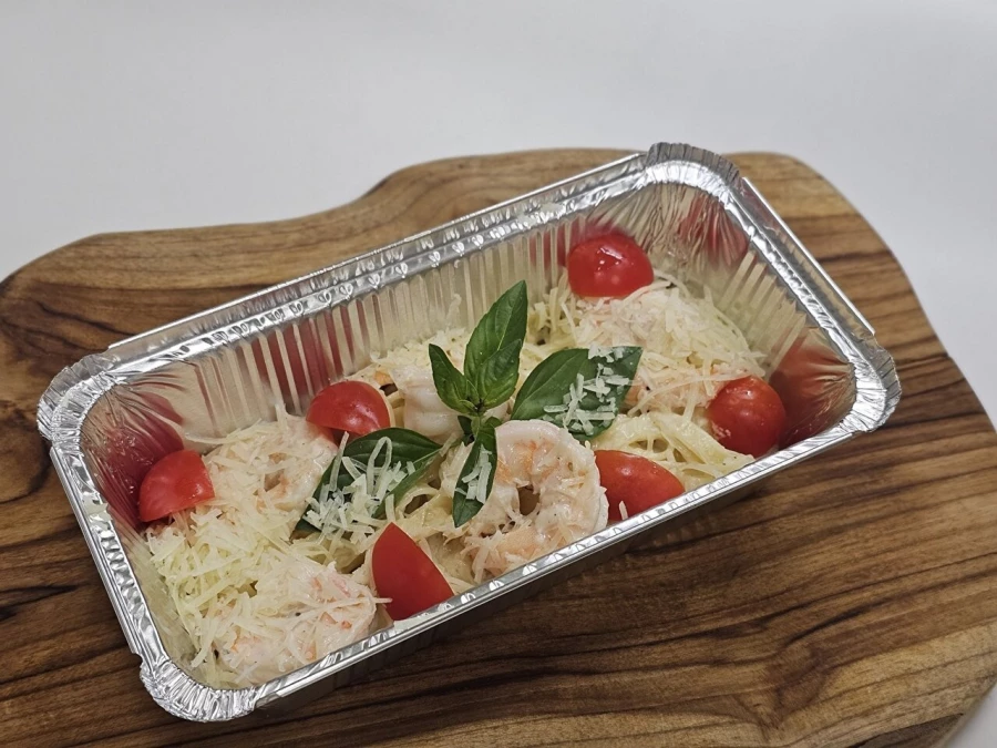 Паста с креветками