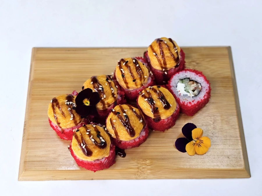 Калифорния запеченная с угрем