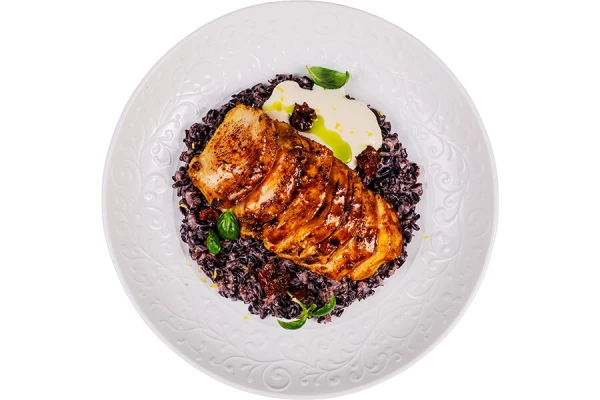 Филе цыпленка с диким рисом