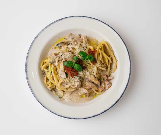 Паста Грибная с курицей