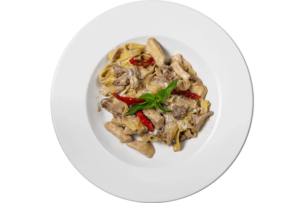 Паста Грибная с курицей