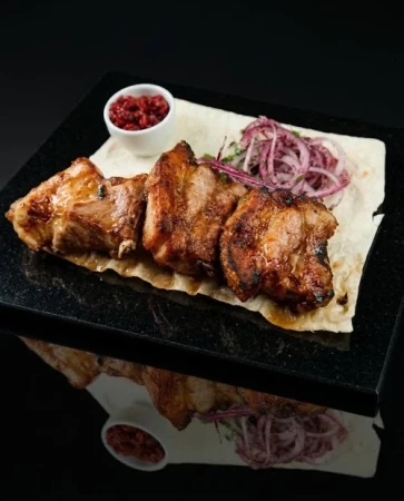 Свиные рёбра на мангале