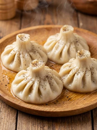 Хинкали по-грузински вареные