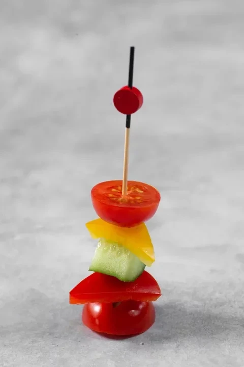 Канапе с овощами