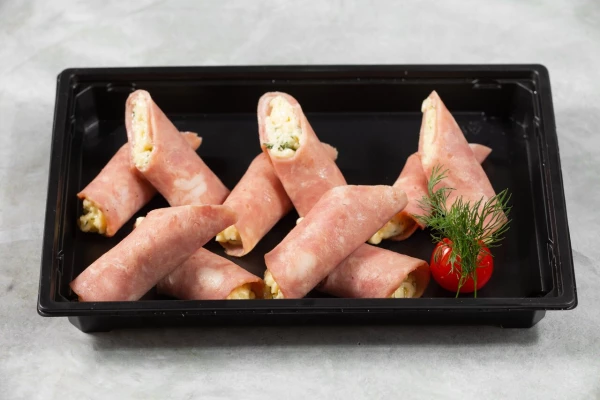 Рулетики из ветчины 