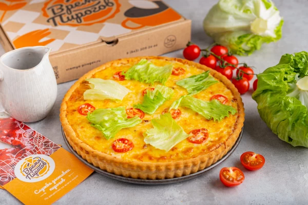 Киш Цезарь с курицей