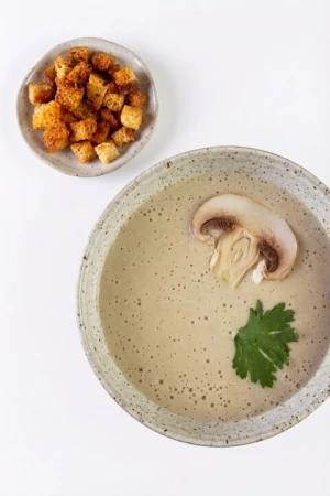 Суп-крем грибной