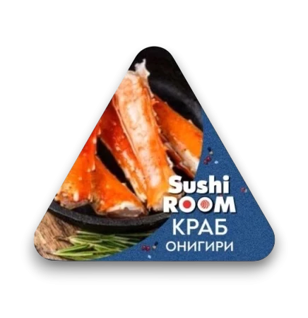 Онигири спайси краб с икрой масаго