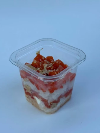 Трайфл с лососем 