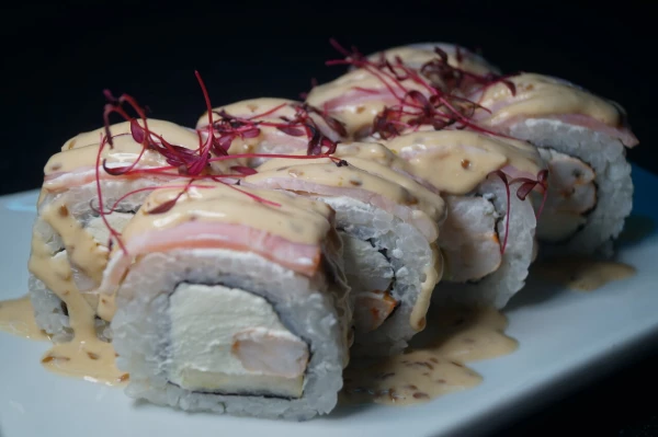 БАРБИ   бекон - груша - креветка