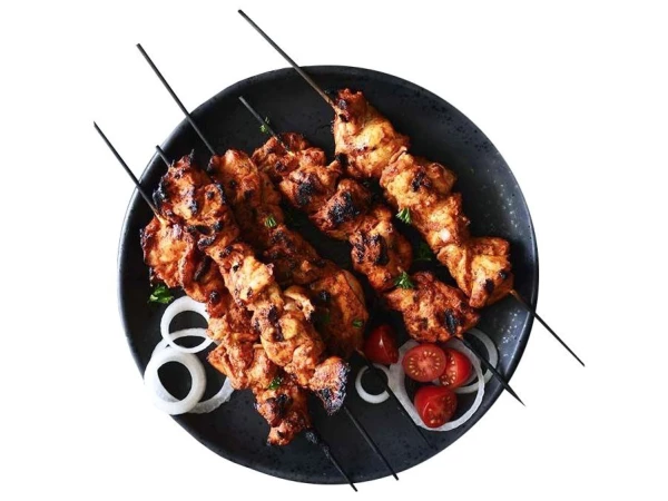 Шашлык из свиной шейки на углях