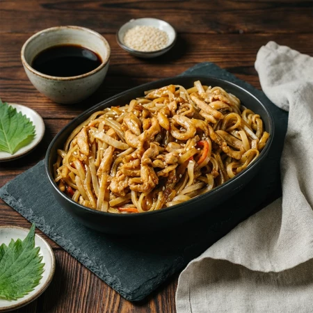 УДОН С ДВОЙНОЙ КУРИЦЕЙ 