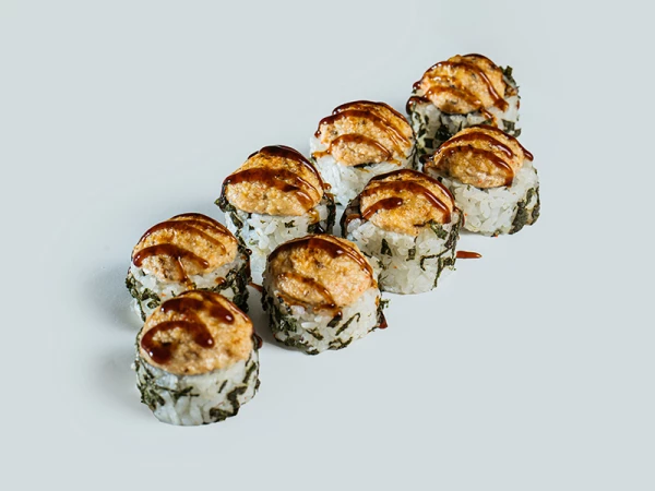 ЗАПЕЧЕННЫЙ С ЯПОНСКИМИ ГРИБАМИ И КРЕВЕТКАМИ