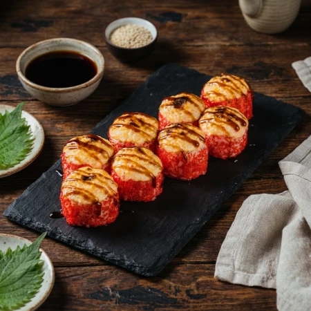 XXL С ЛОСОСЕМ И КРЕВЕТКОЙ ЗАПЕЧЕННЫЙ МЕГА 