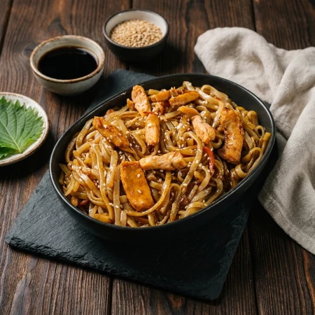 УДОН С ЛОСОСЕМ 