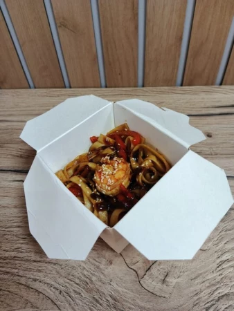 Wok с креветкой