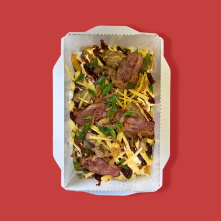 Бокс с курицей и беконом