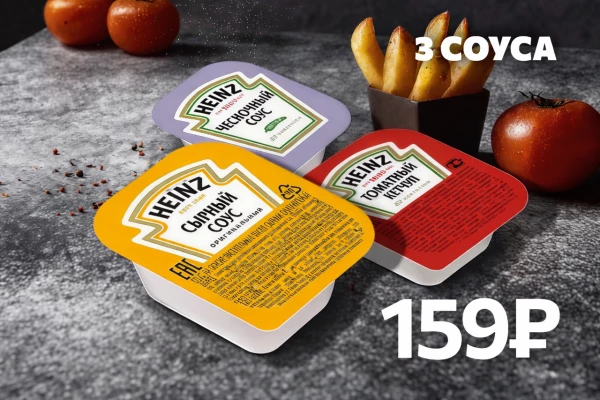 3 соуса со скидкой
