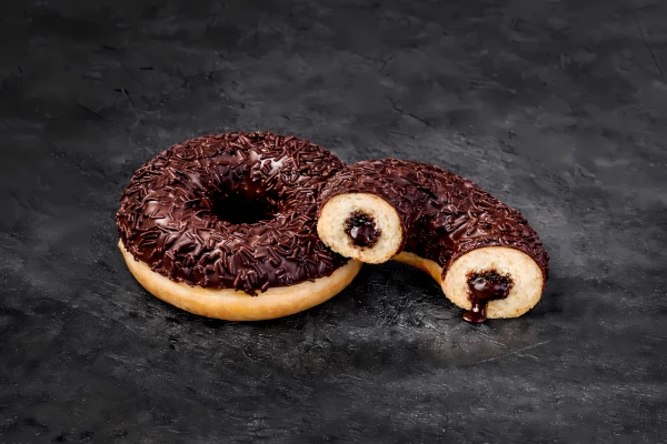 Донат с Шоколадной начинкой 