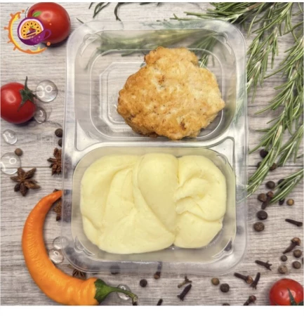 Бифштекс куриный с пюре