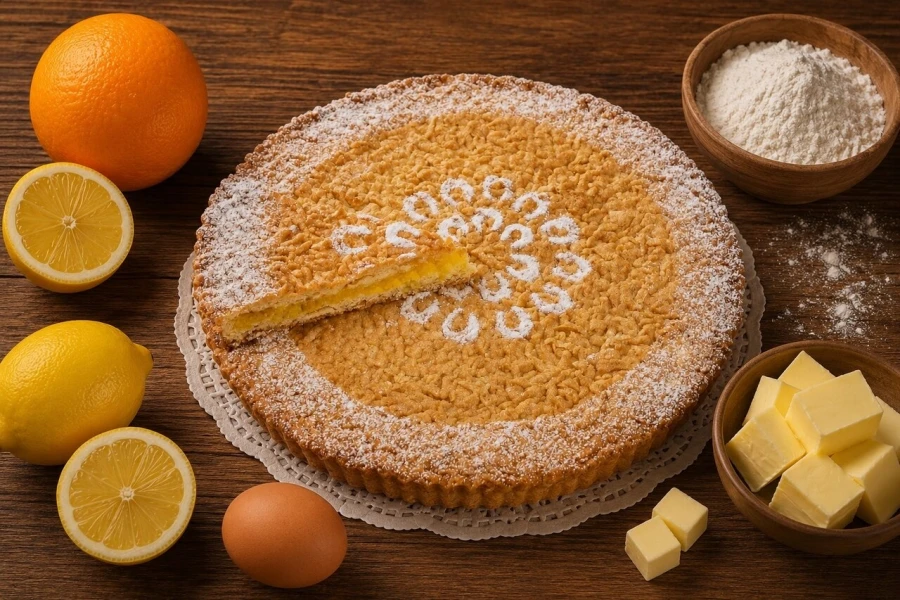 Сладкий пирог «Лимонник»