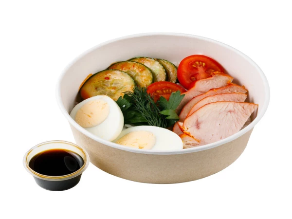 Боул с копченой индейкой