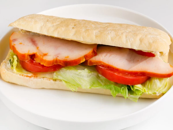 Бутер с копченой индейкой