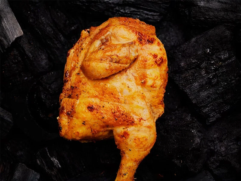 Шашлык из цыпленка в медово-горчичном соусе 