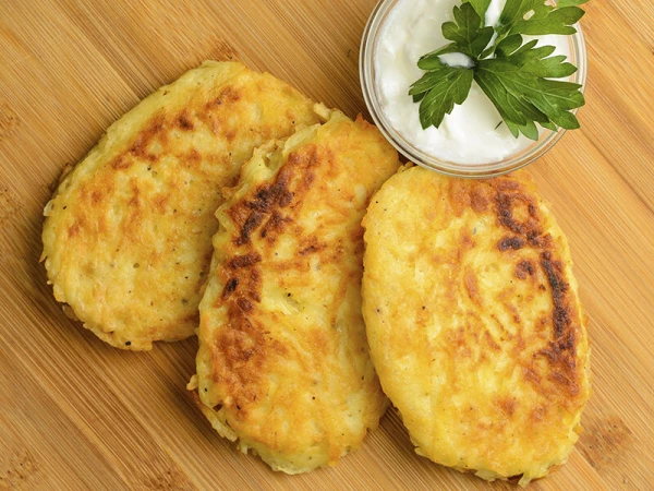 Драники Картофельные со сметаной
