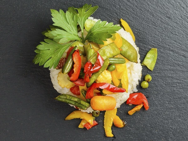 Карибская смесь с рисом
