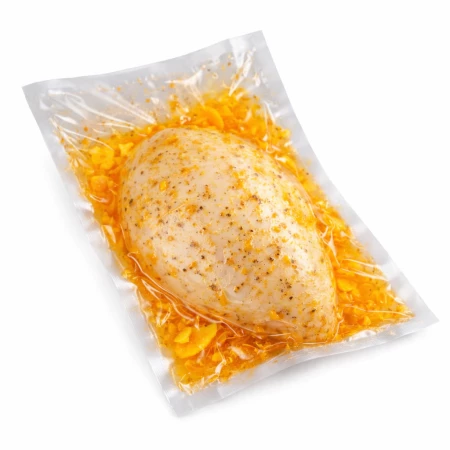 Куриное филе су-вид апельсиновым маринадом