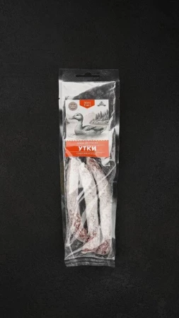 Колбаски сыровяленые.Mini Fuet Охота из утки