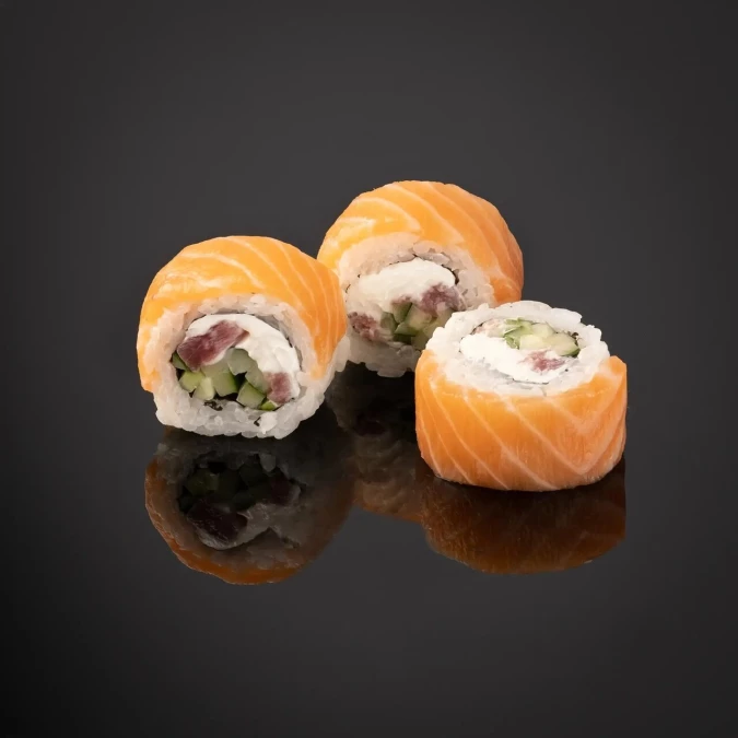 Филадальфия de Lux: лосось/креветка