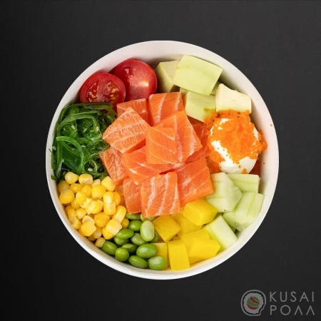 Поке с лососем