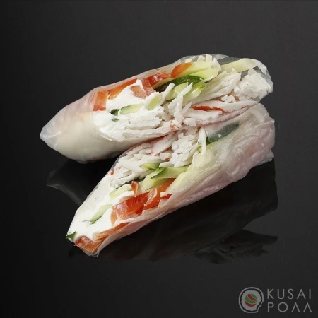 Спринг-ролл с крабом