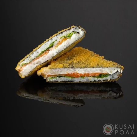 Суши-сэндвич с лососем