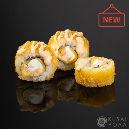 Темпура с курочкой и чеддером