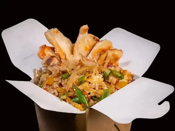 Тяхан с курицей