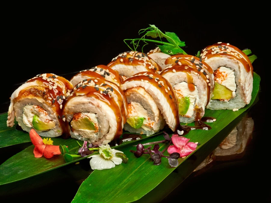 Филадельфия сливочный угорь