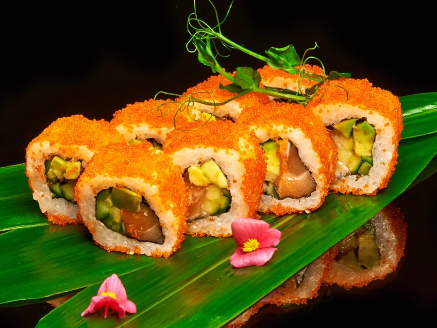 Калифорния с лососем