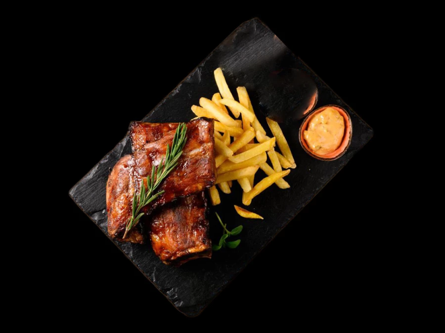 Свинные ребрышки в соусе Хойсин