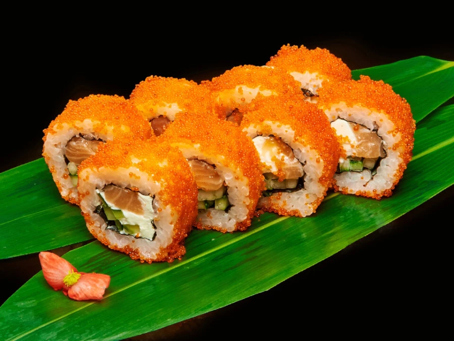 Калифорния сливочная с лососем