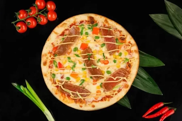 Пицца с маринованным тунцом спайси 25см 360г