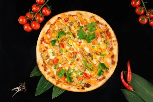 Пицца Карри с курицей 25 см 390г