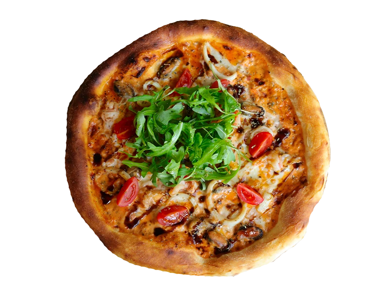 Пицца с морепродуктами