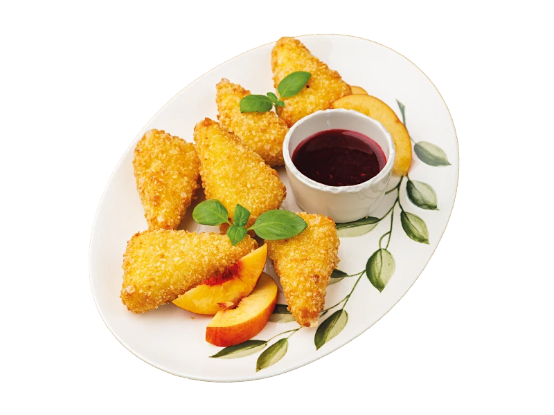 Жареные дольки моцарелла