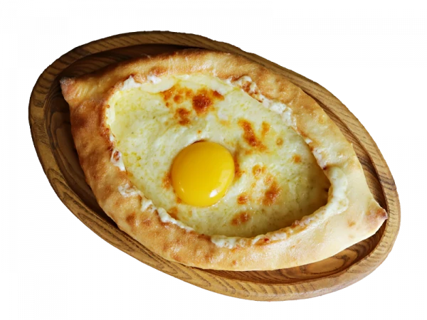 Хачапури по-аджарски/ с сыром и яйцом