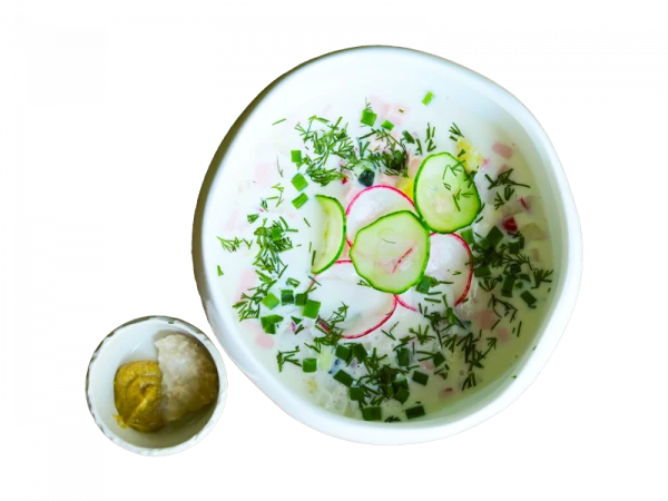 Окрошка с колбасой.ВАЙ